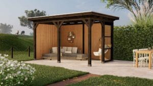 Parijs 23 Buitenverblijf Parijs 2480x3960 mm Onbehandeld Zwart 1