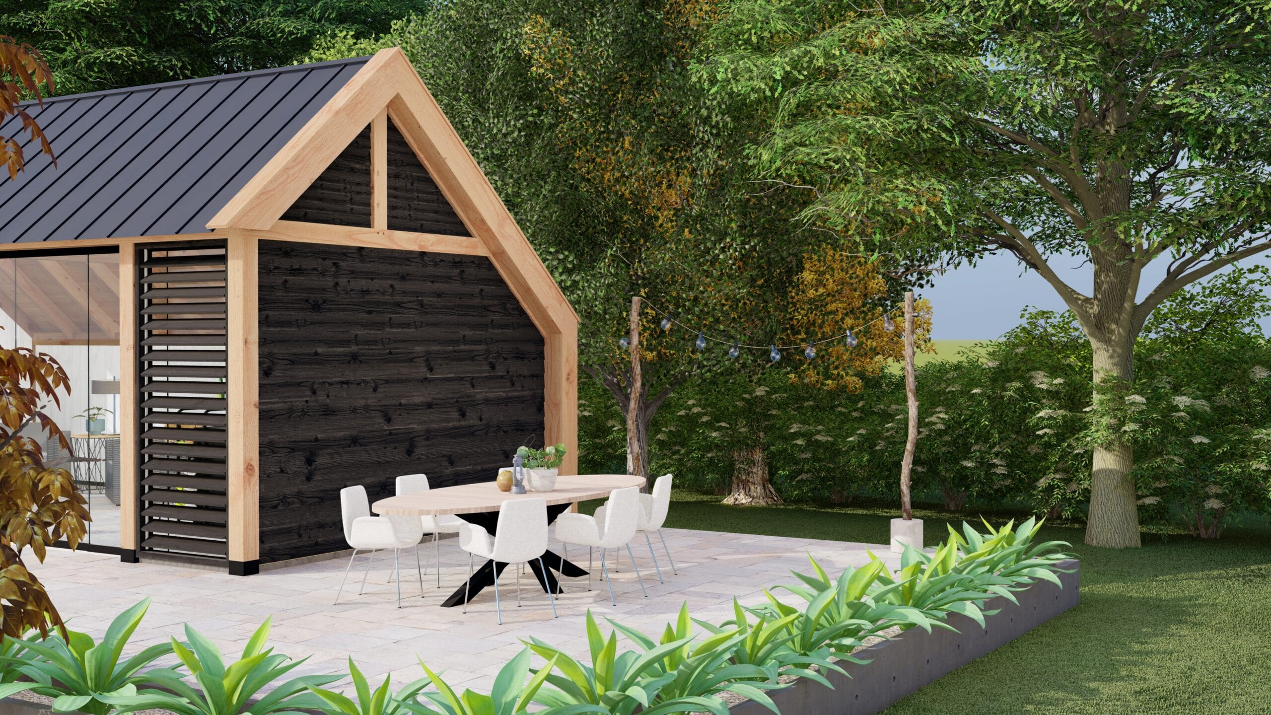 Kapschuur Lissabon Kapmaat 7761x3945mm Staandermaat 7371x3300mm Ondehandeld Zwart Close up scaled