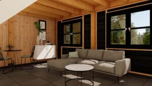 schildkap Dublin XXL Dakmaat 12000x5500 mm Staandermaat 11500x5000 mm Onbehandeld binnenzijde 1